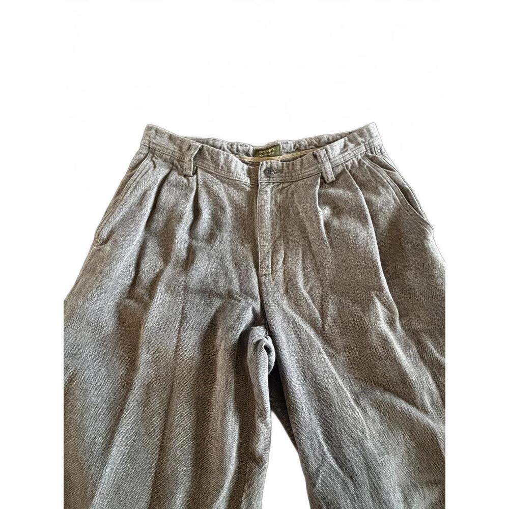 Vintage Dockers Authentics 100% Cotton Pleated Trousers 26” Waist Academia Style